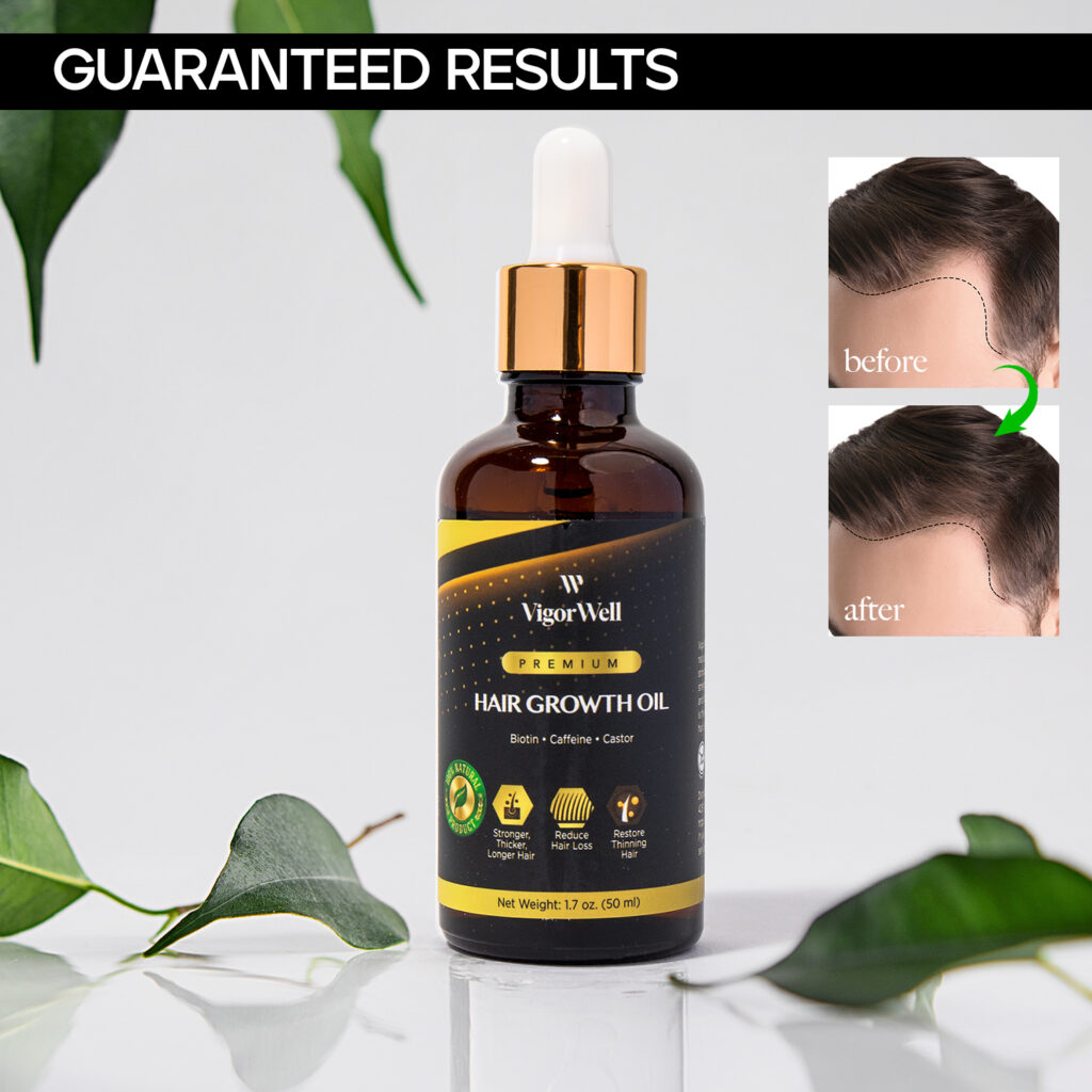 Hair Growth Oil Natural With Caffeine Biotin And Castor Hair Growth Oil For Stronger Thicker 7282